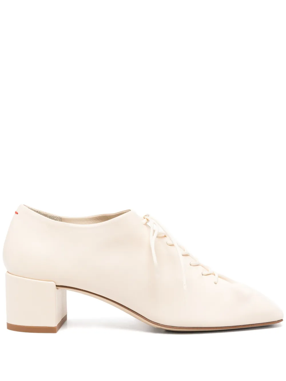 Aeyde 50mm leather pumps Neutrals