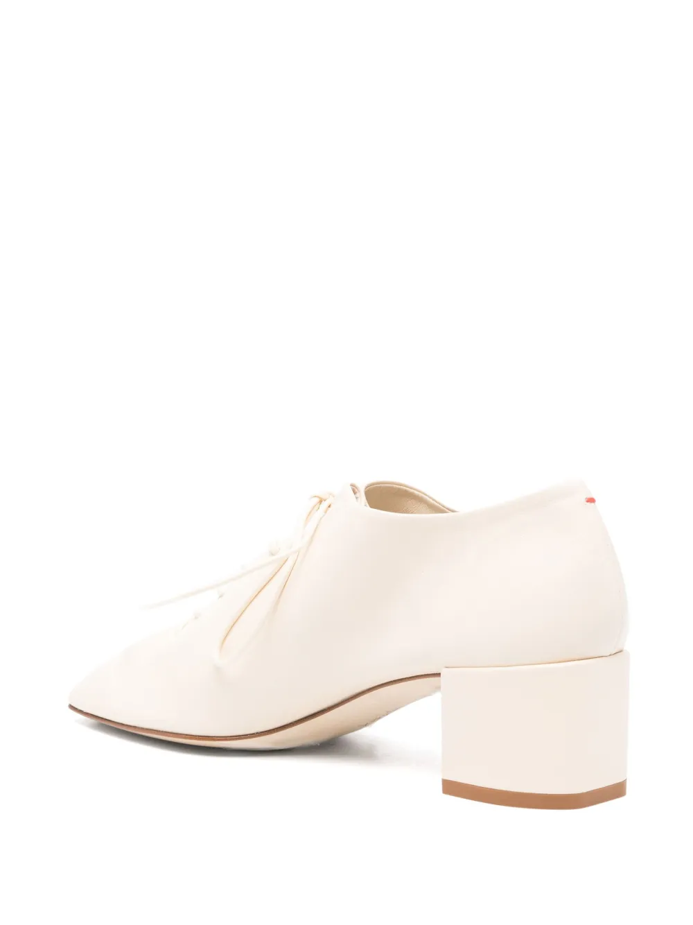 Aeyde 50mm leather pumps Neutrals