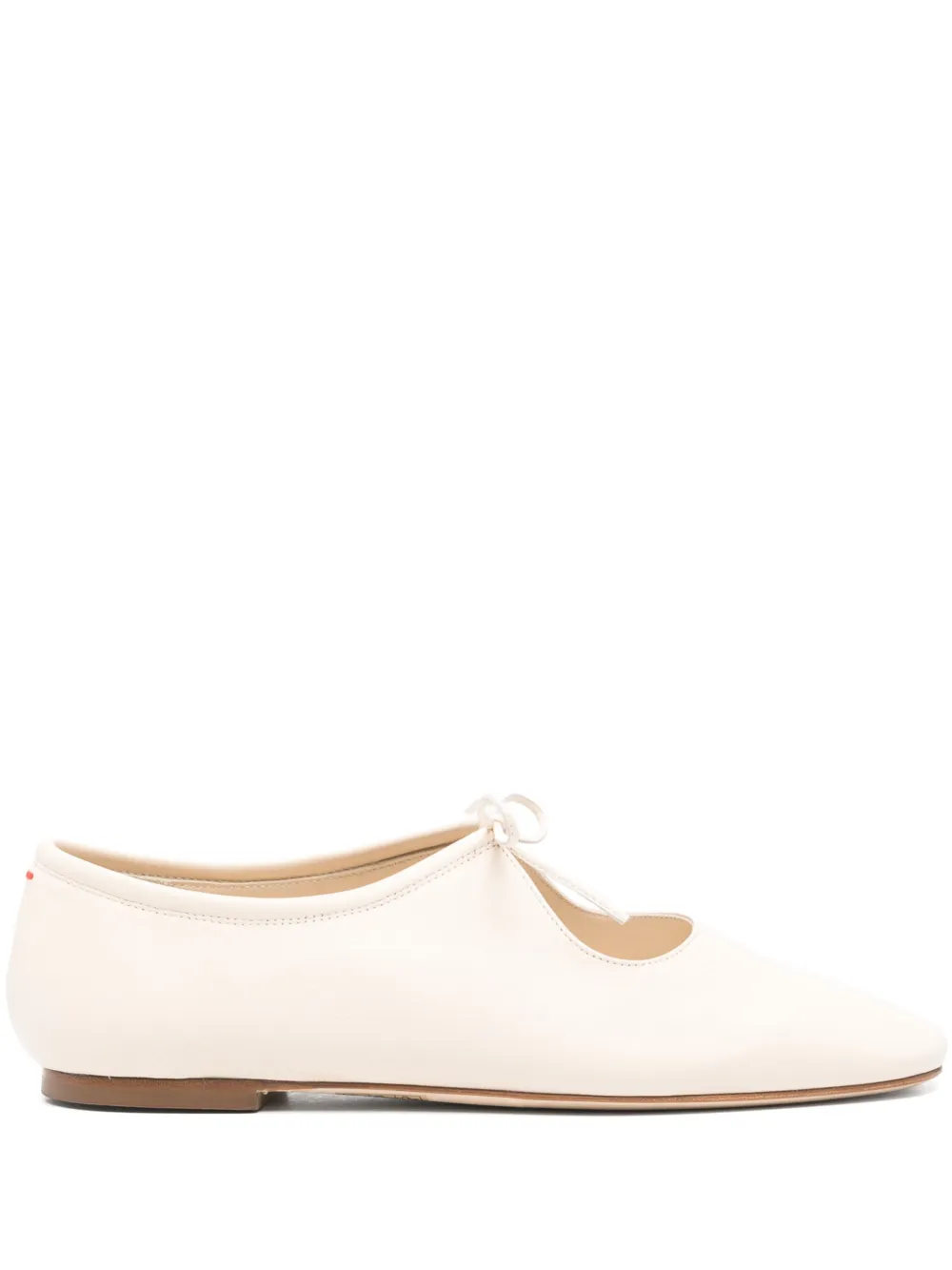 Aeyde leather ballet flats Neutrals