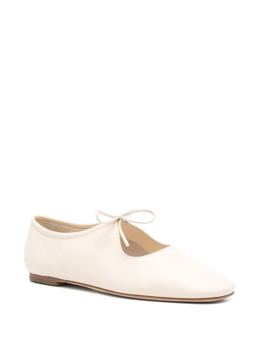 Aeyde leather ballet flats Neutrals