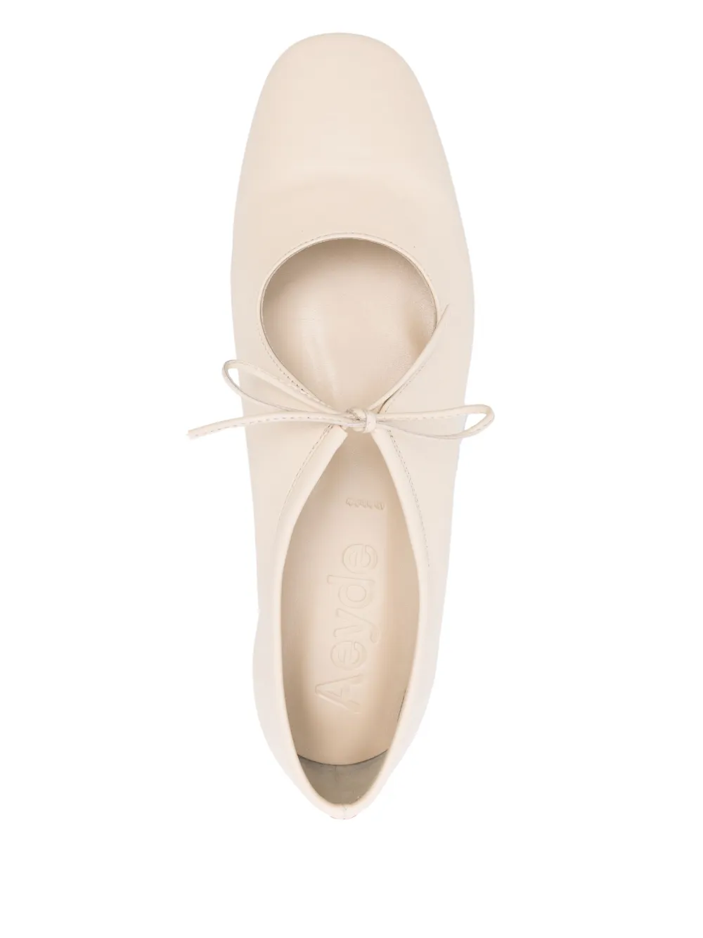 Aeyde leather ballet flats Neutrals