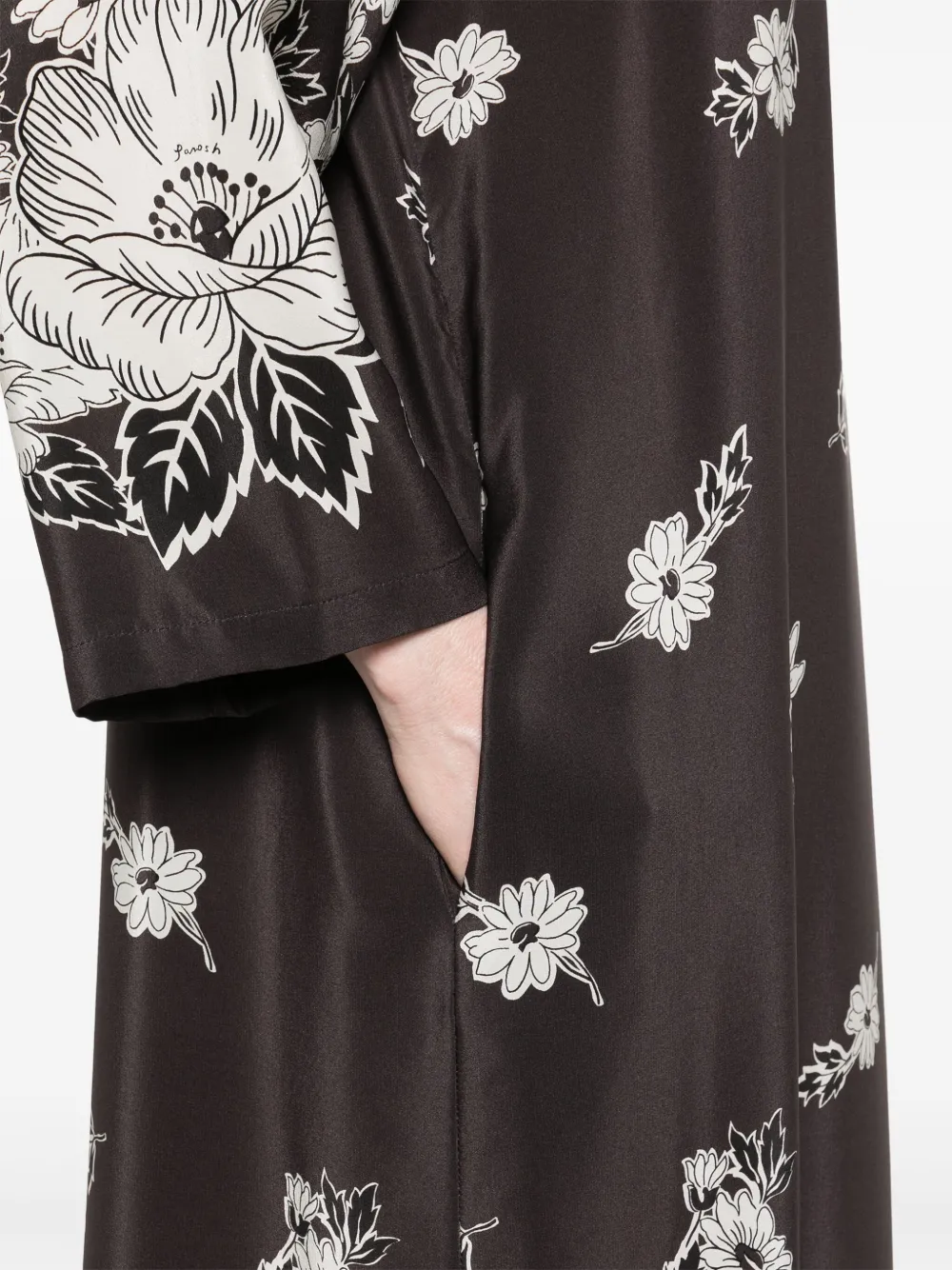 P.A.R.O.S.H. Steven maxi-jurk Zwart