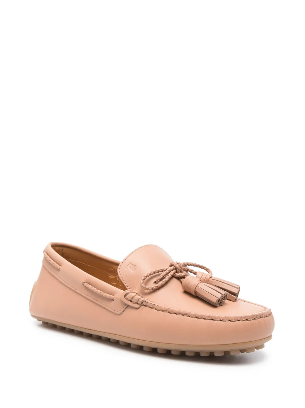 Tod's tassel-detail loafers Pink