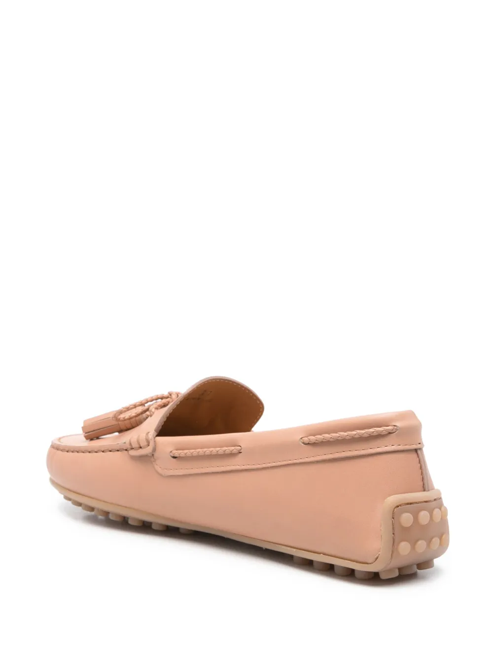Tod's tassel-detail loafers Pink