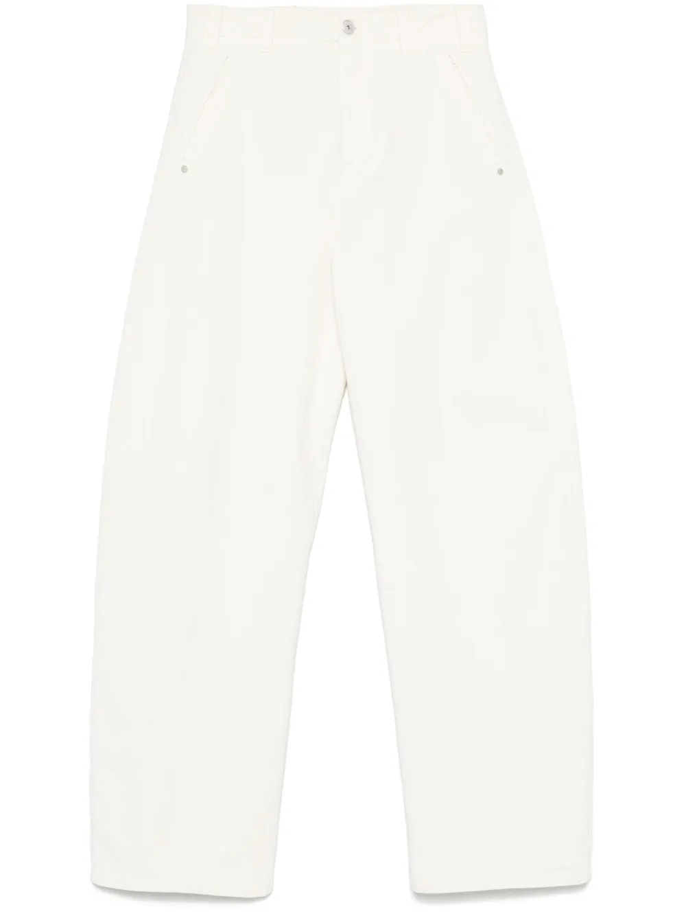 Brunello Cucinelli Jeans met wijde pijpen Wit