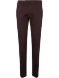 Incotex pressed-crease chino trousers - Brown