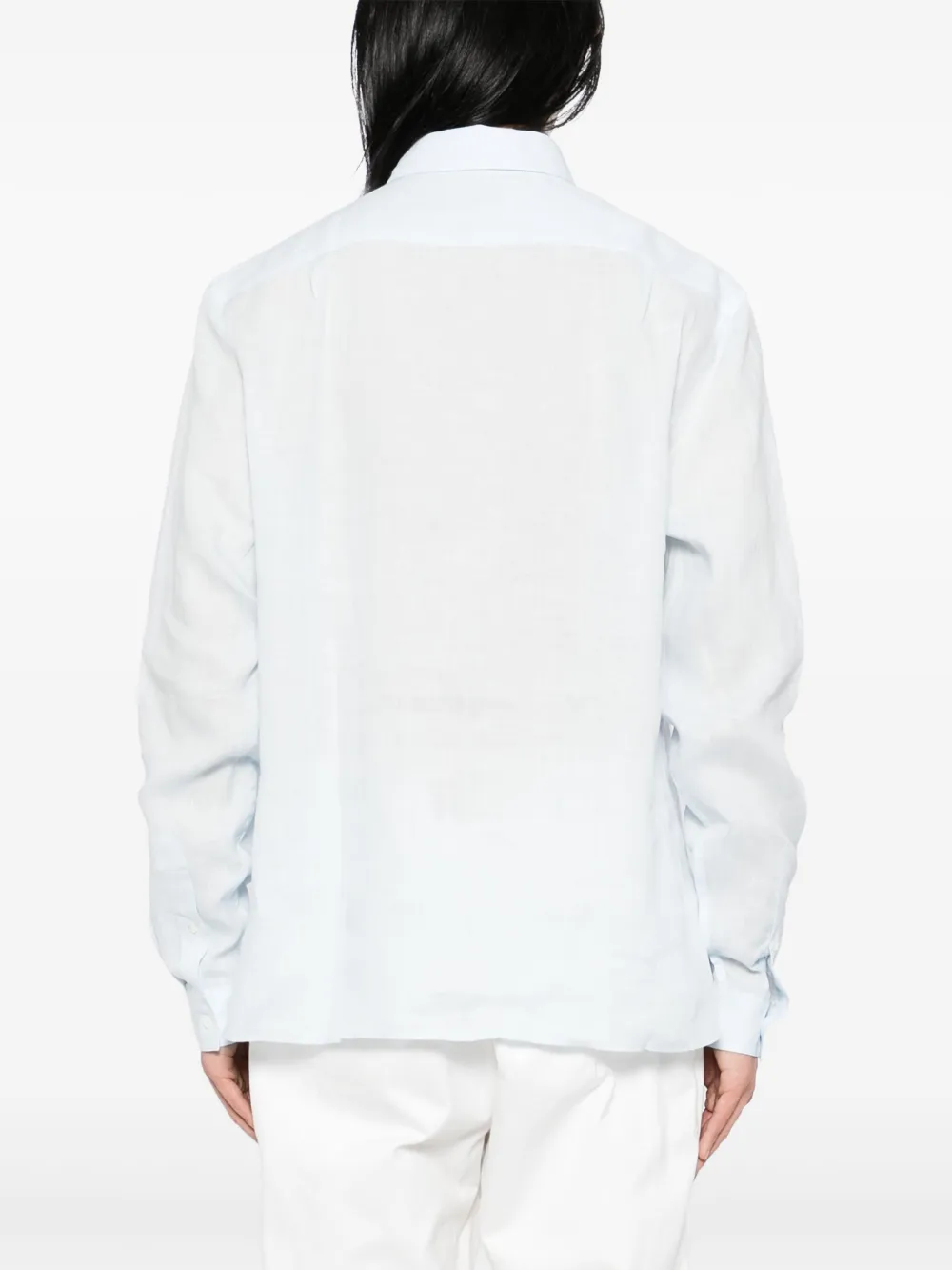 Lacoste Overhemd met lange mouwen Blauw