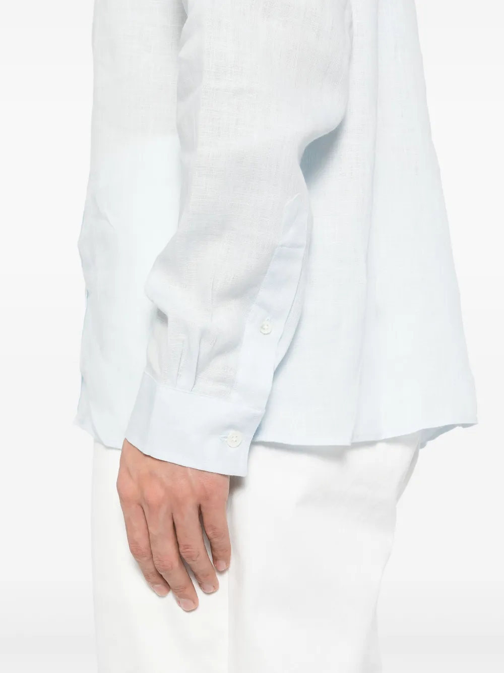Lacoste Overhemd met lange mouwen Blauw