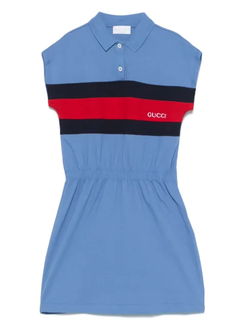 Gucci Kids Sylvie Web-detailed dress