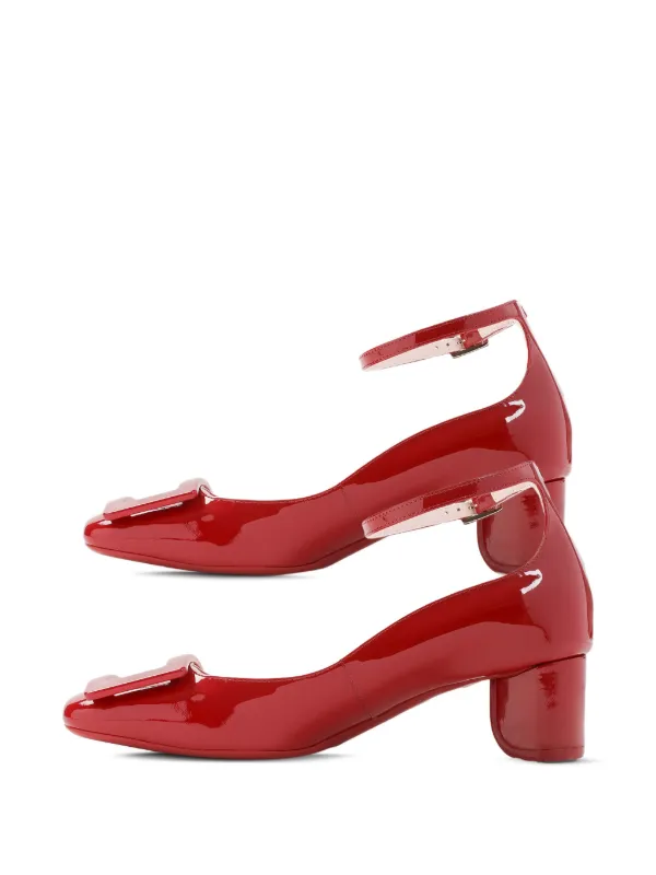 Roger vivier レッドエナメルバックルパンプス Roger vivier レッドエナメルバックルパンプス Roger Vivier 45mm