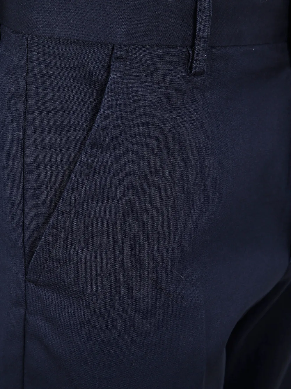 Incotex Geplooide chino Blauw