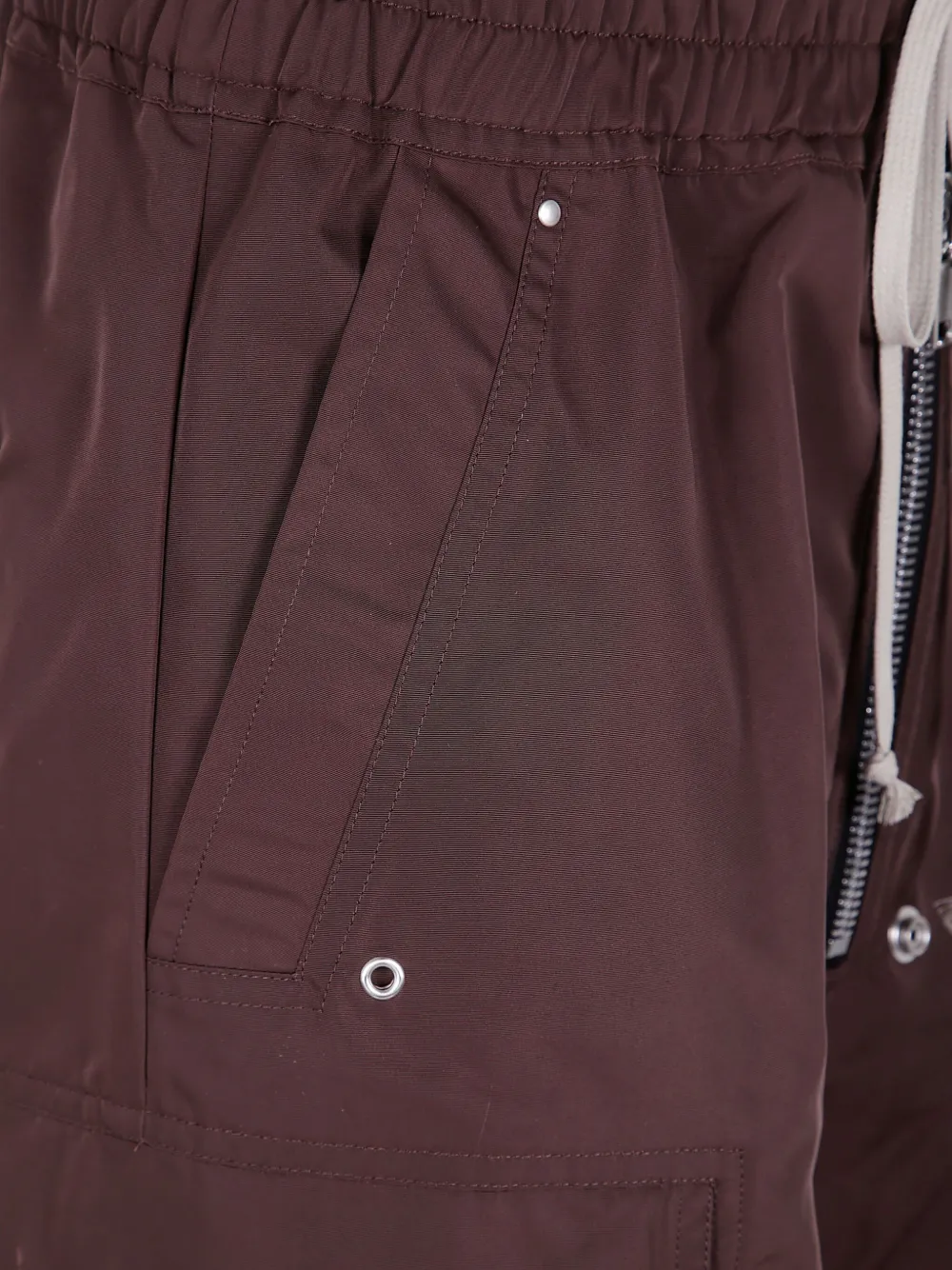 Rick Owens Broek met cargo zak Bruin