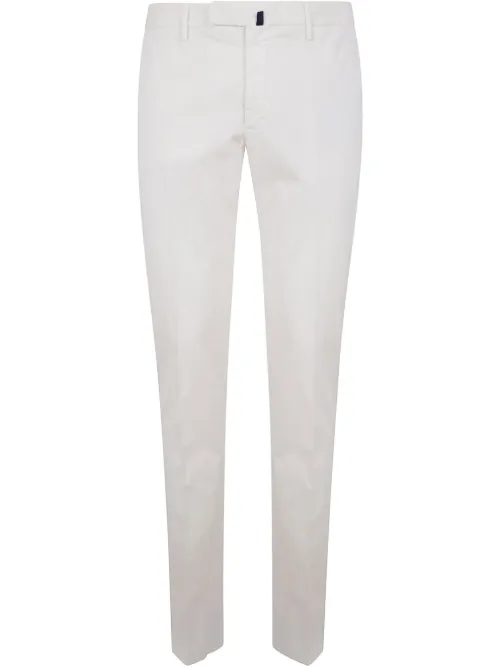 Pantalon chino à plis marqués - Incotex - Modalova