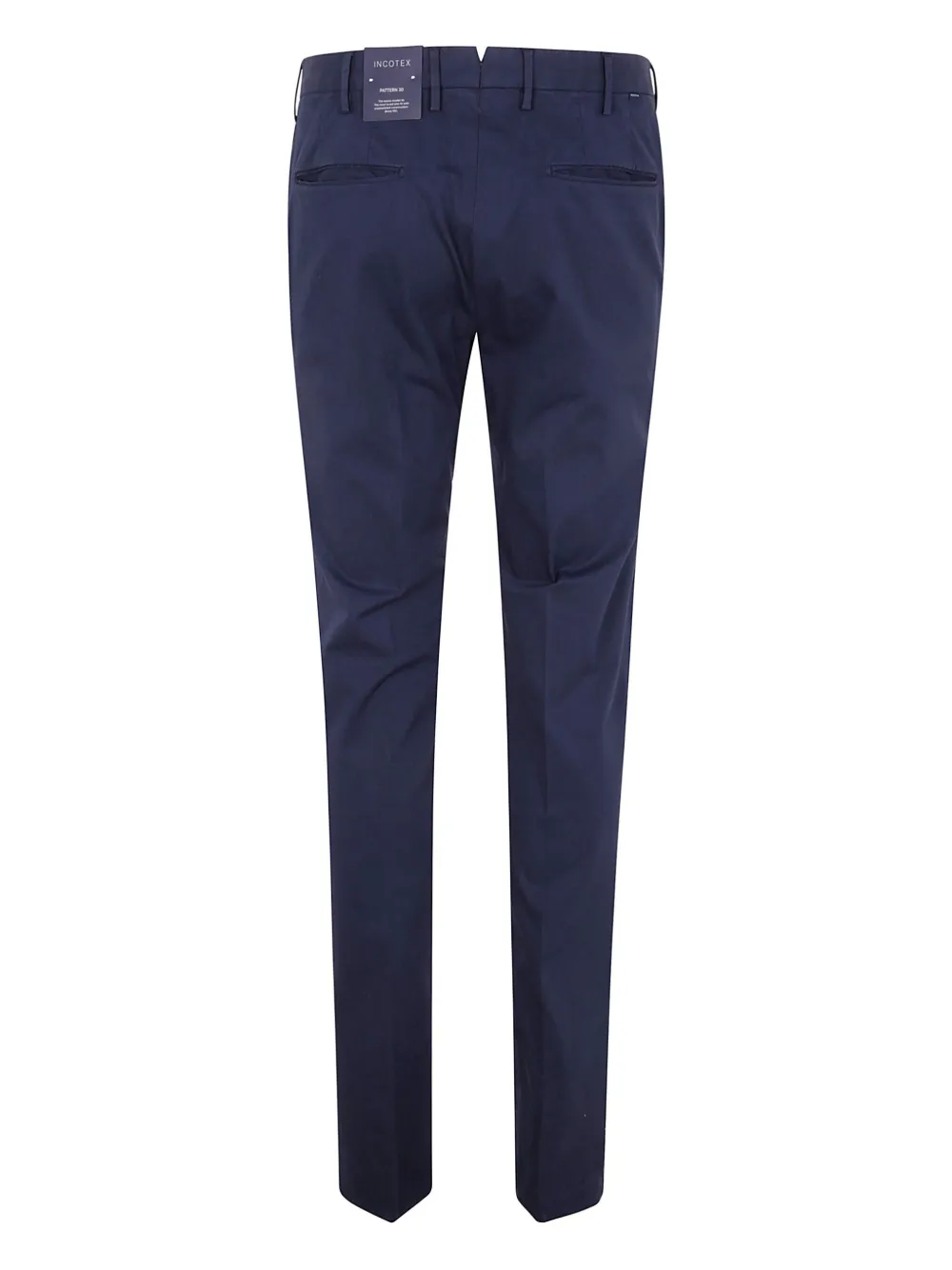 Incotex slim-cut chino trousers - Blauw