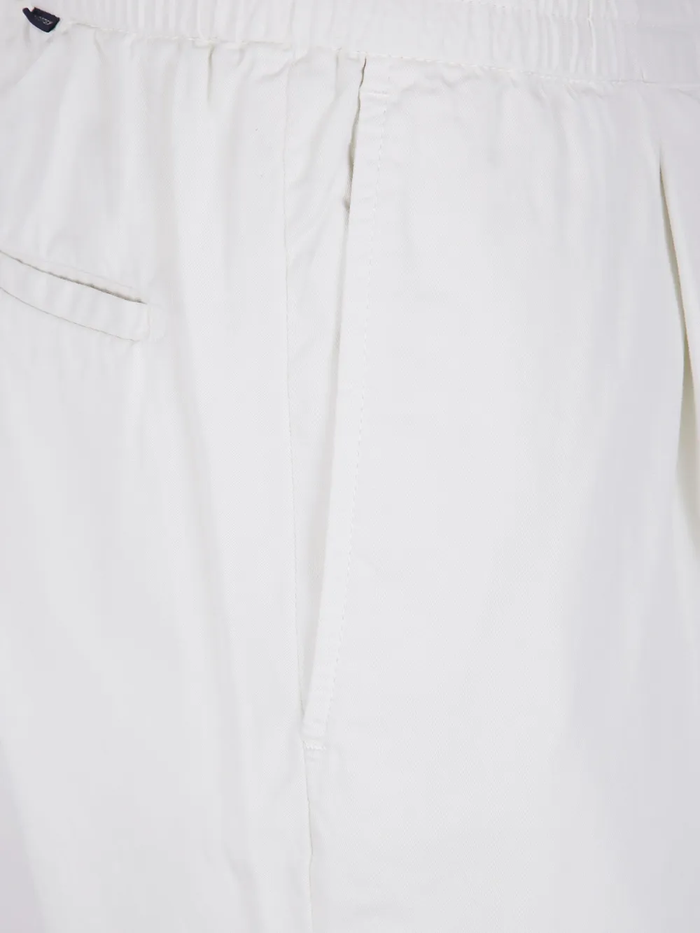 Incotex Broek met geplooid detail Wit