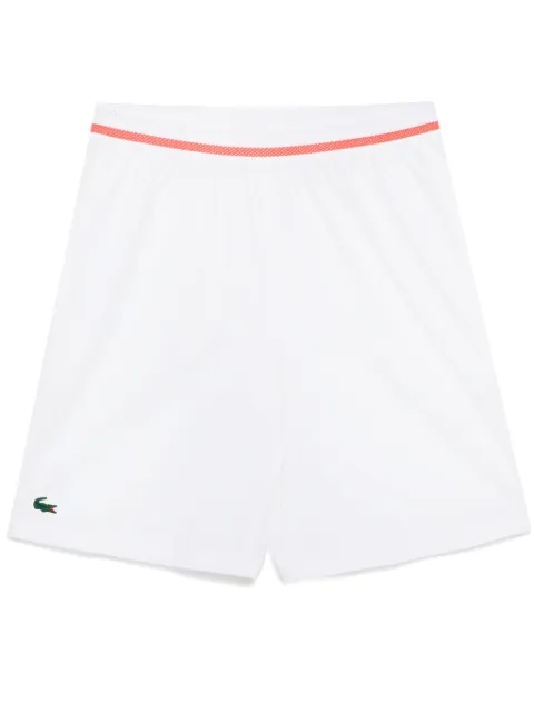 Lacoste logo-patch shorts