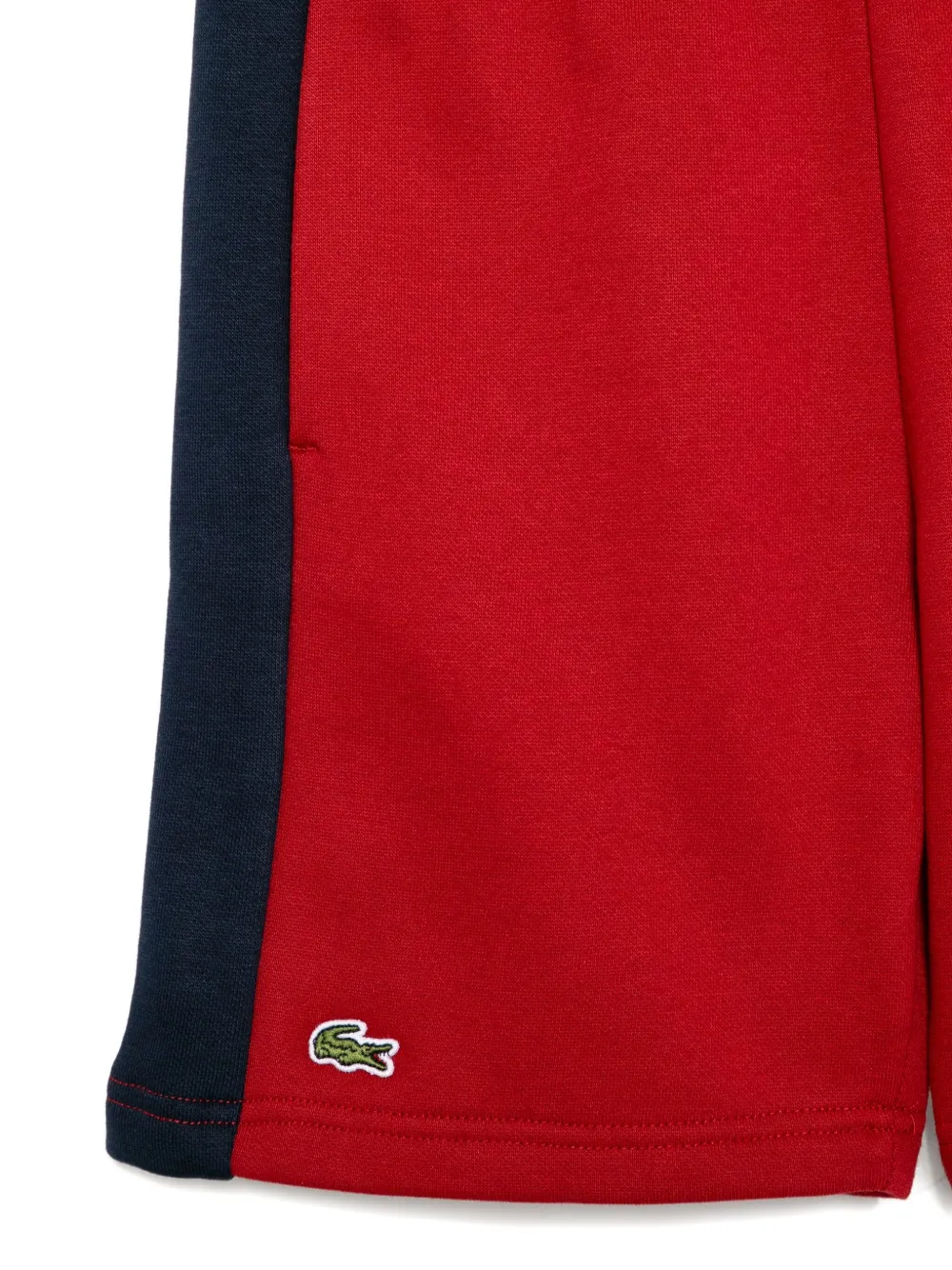 Lacoste Shorts met geborduurd logo Rood