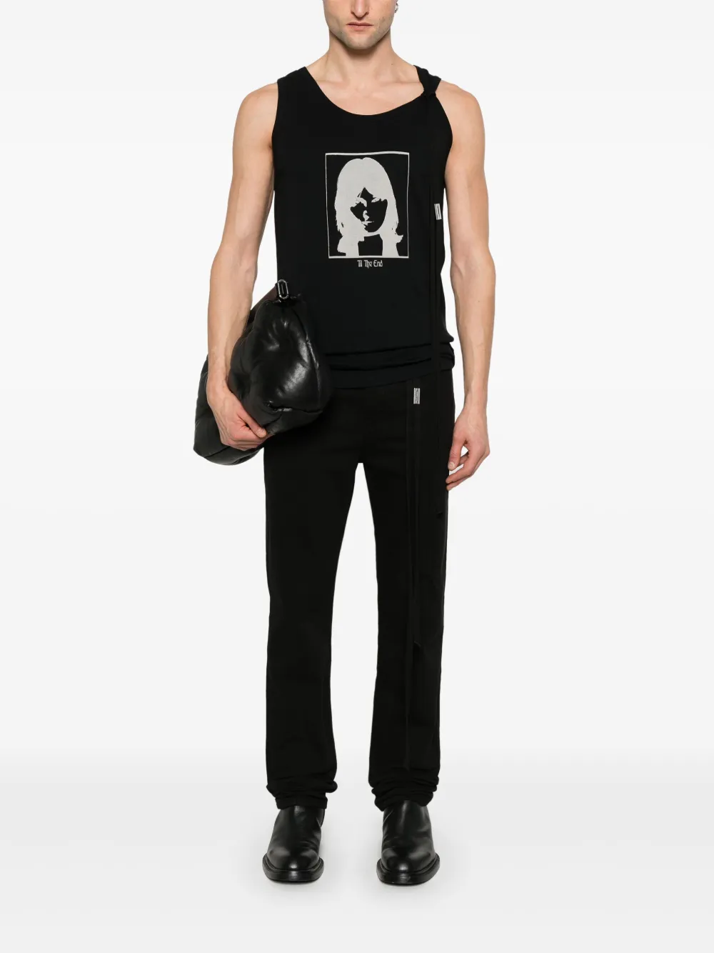 Ann Demeulemeester Seva tank top - Zwart