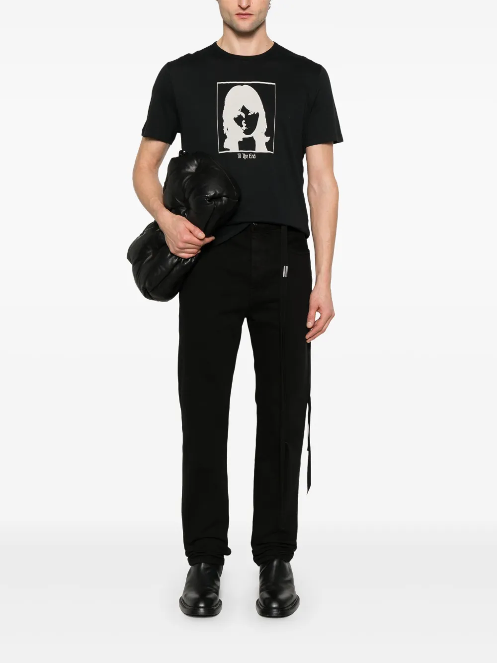 Ann Demeulemeester Baptist T-shirt - Zwart