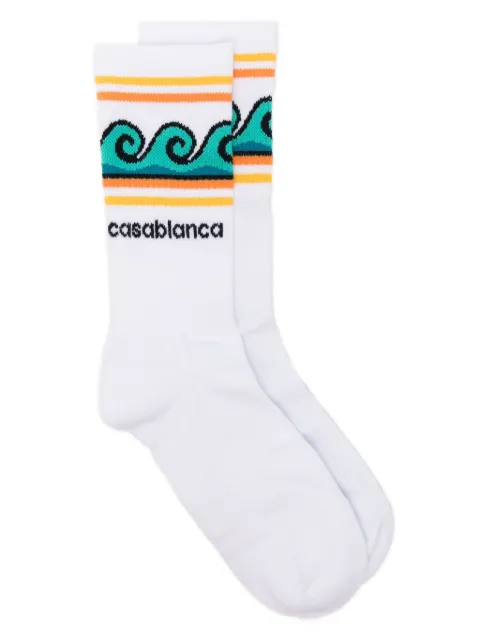 Casablanca Greco Wave socks