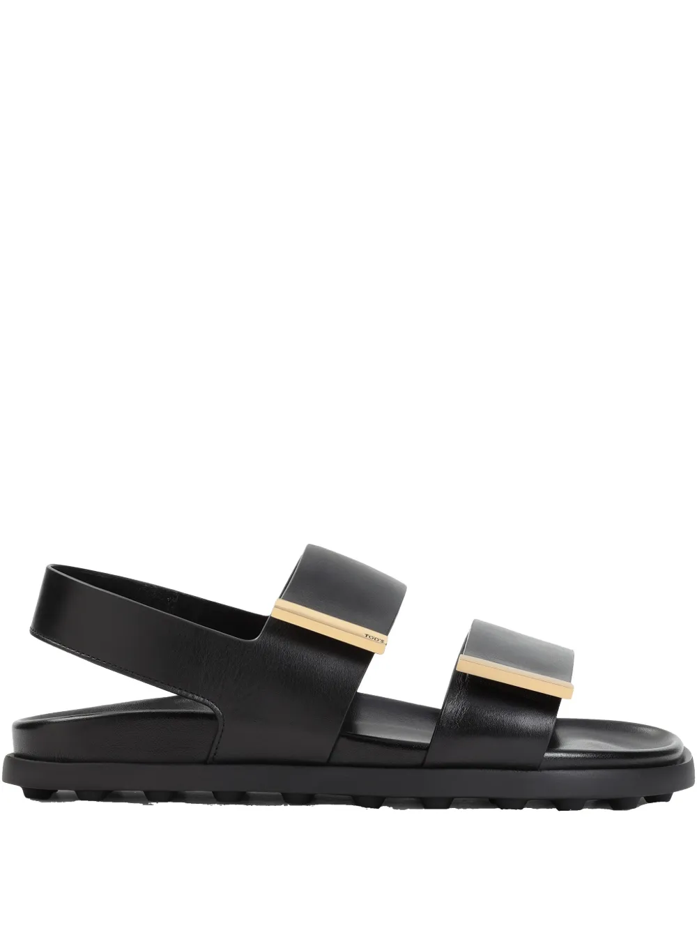 Tod's leather sandals Black