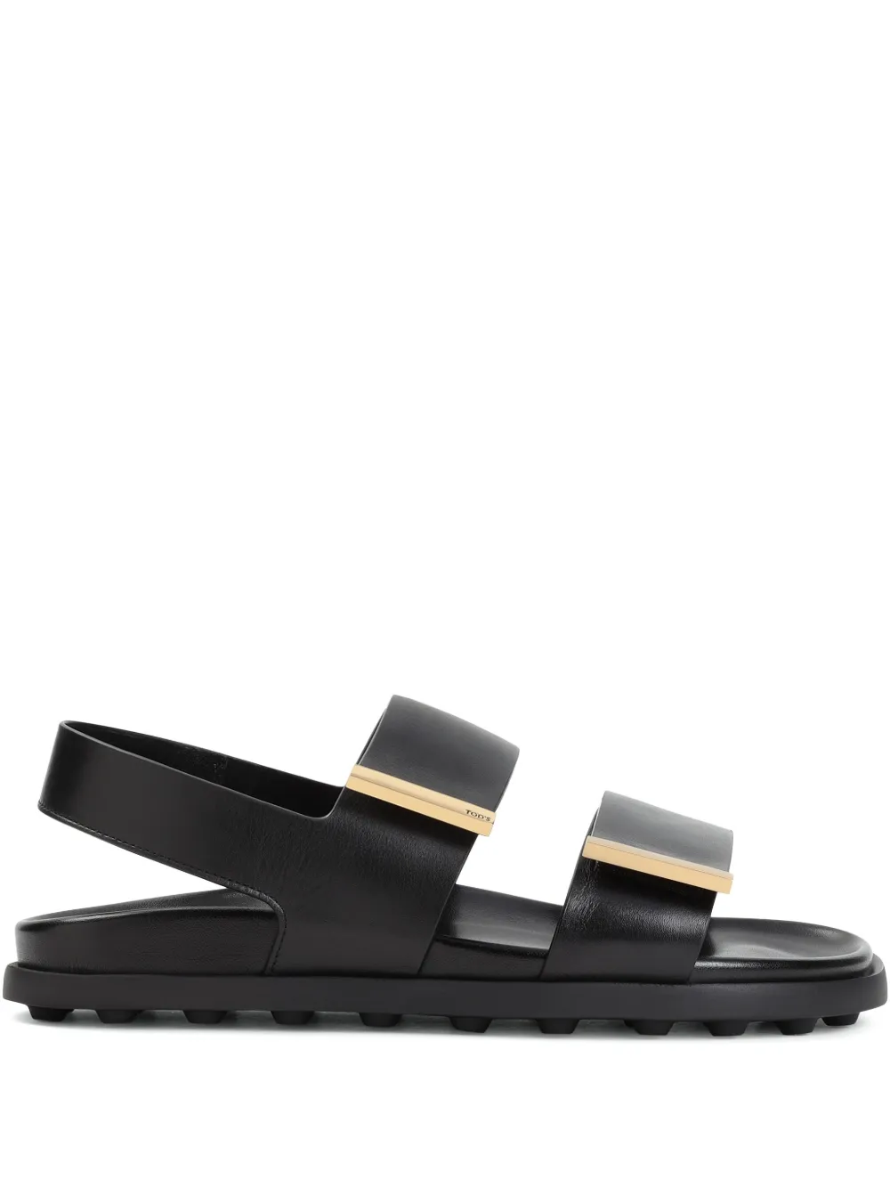 Tod's leather sandals Black