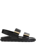 Tod's leather sandals - Black