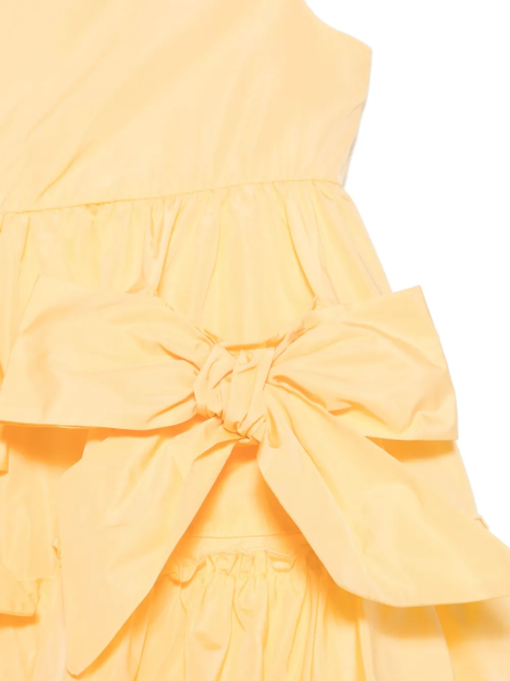 Mi Sol Jurk met strikdetail Geel