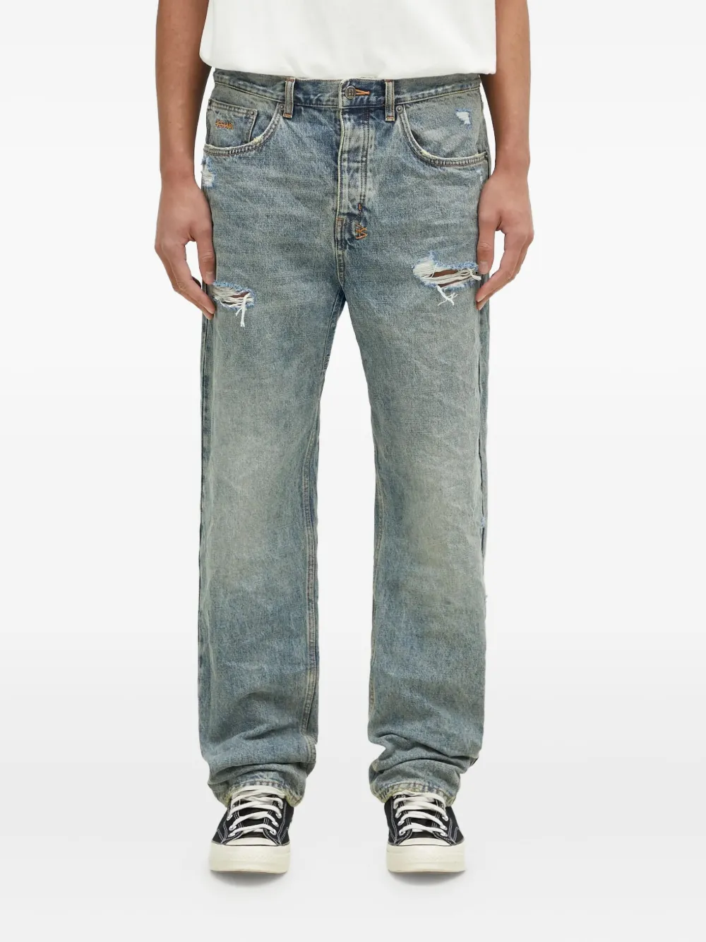 Ksubi Anti K Stage Dive Trashed regular jeans - Blu