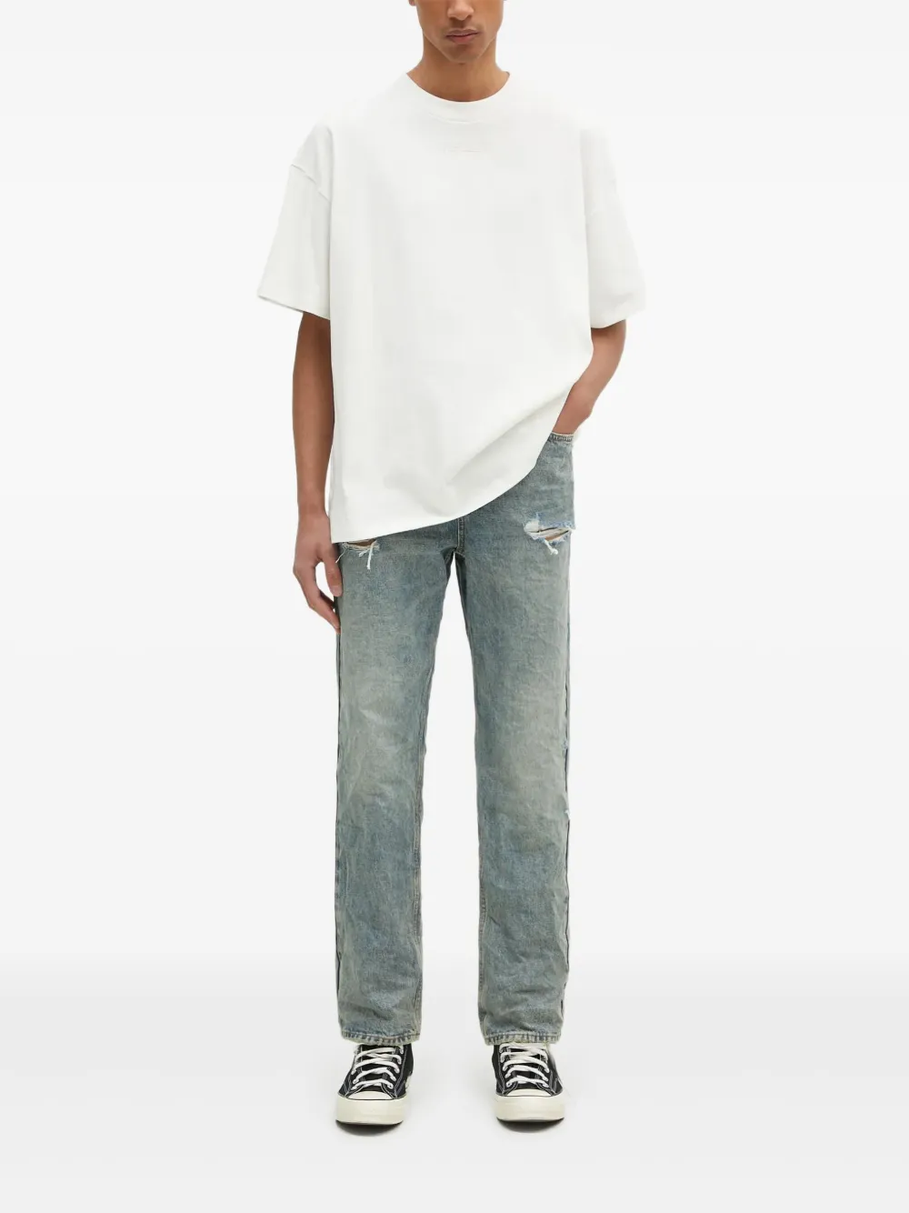 Ksubi Anti K Stage Dive Trashed regular jeans | Blue | Image 1