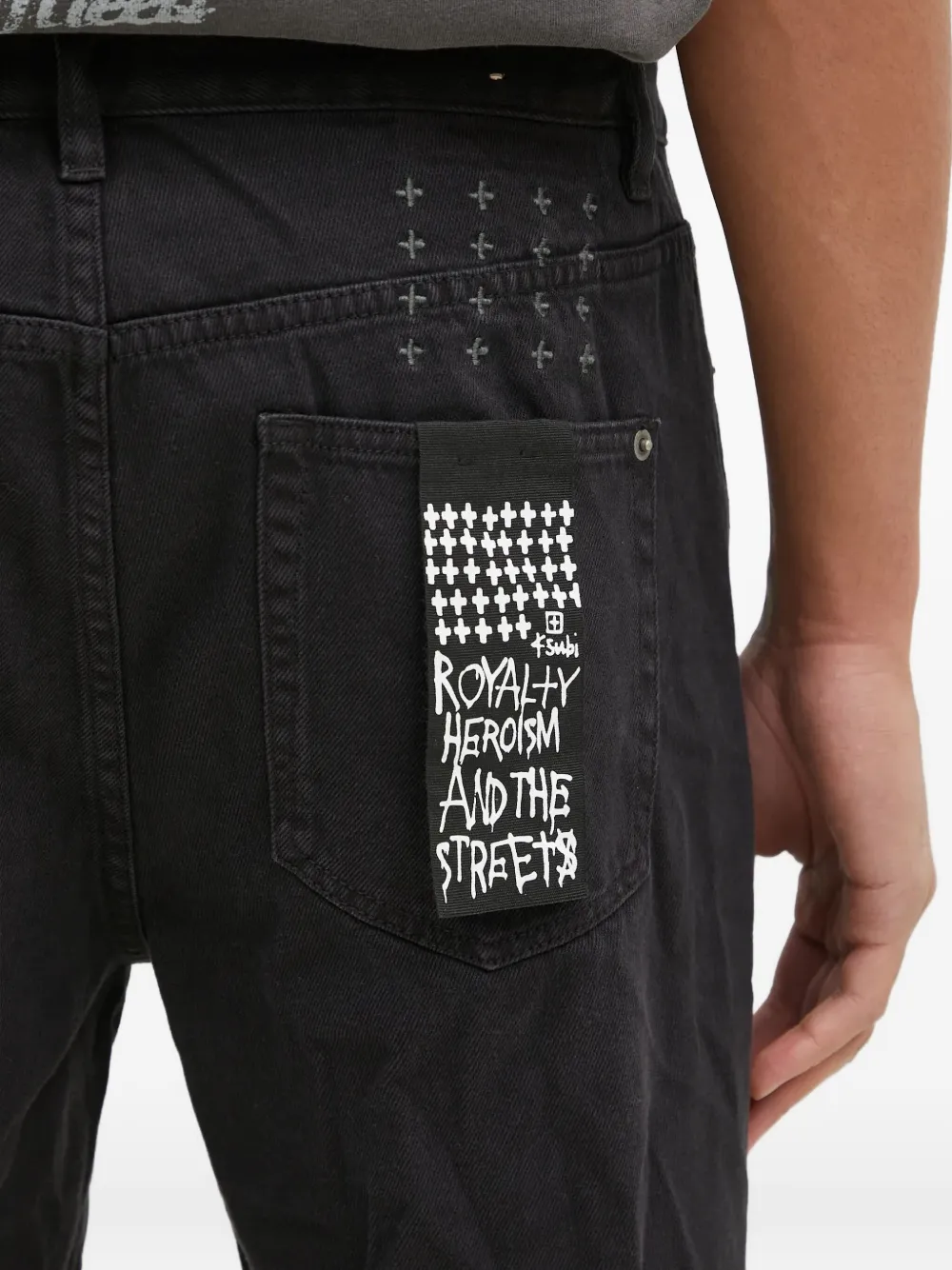 Ksubi Anti K jeans Zwart
