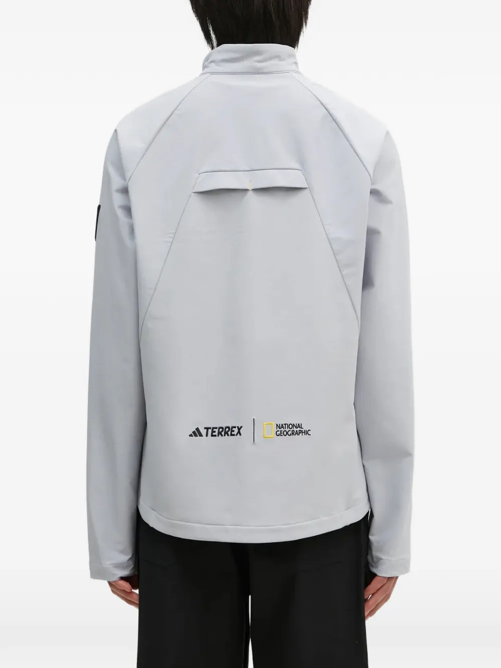adidas Windjack met rits Grijs