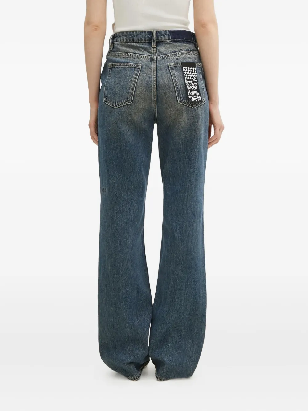 Ksubi Soho Slouch Sandstorm bootcut jeans Blauw