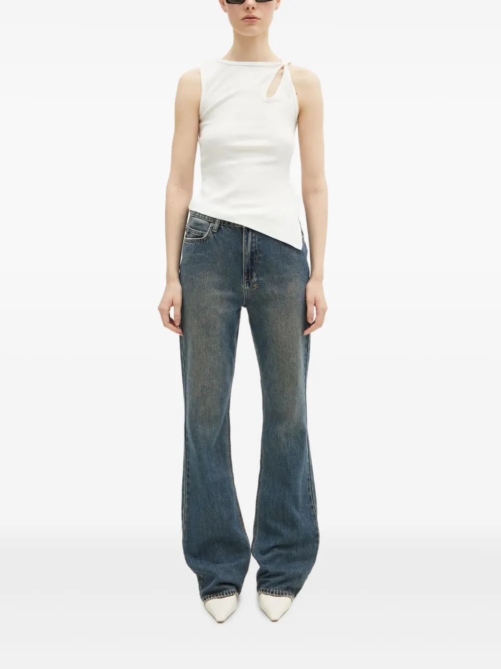 Ksubi Soho Slouch Sandstorm bootcut jeans Blauw