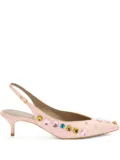 Genny leather pumps - Pink