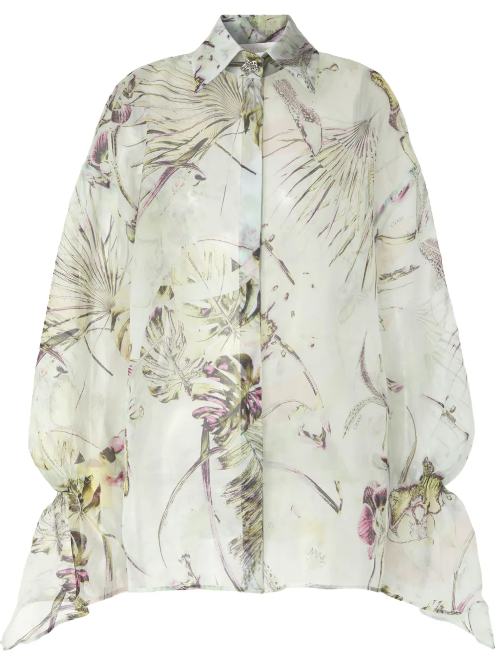 Jungle Flower-print shirt