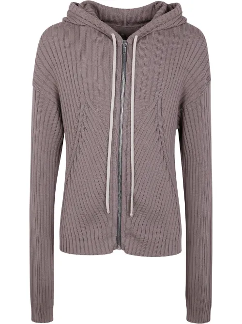 Cardigan zippé à capuche - Rick Owens - Modalova