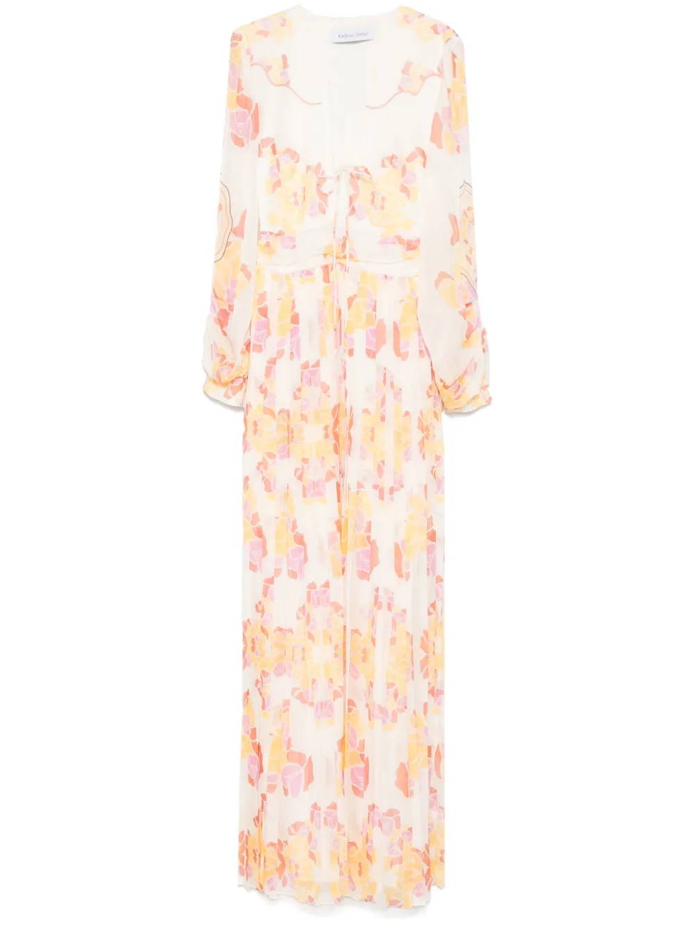 floral-print maxi dress