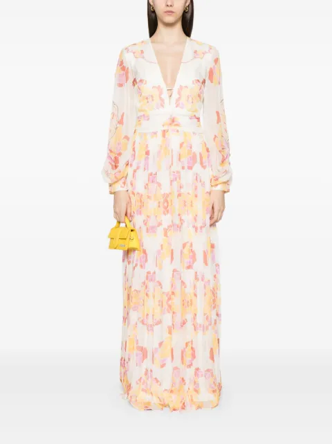 Raquel Diniz floral-print maxi dress 5L03080NSS0019 - 1