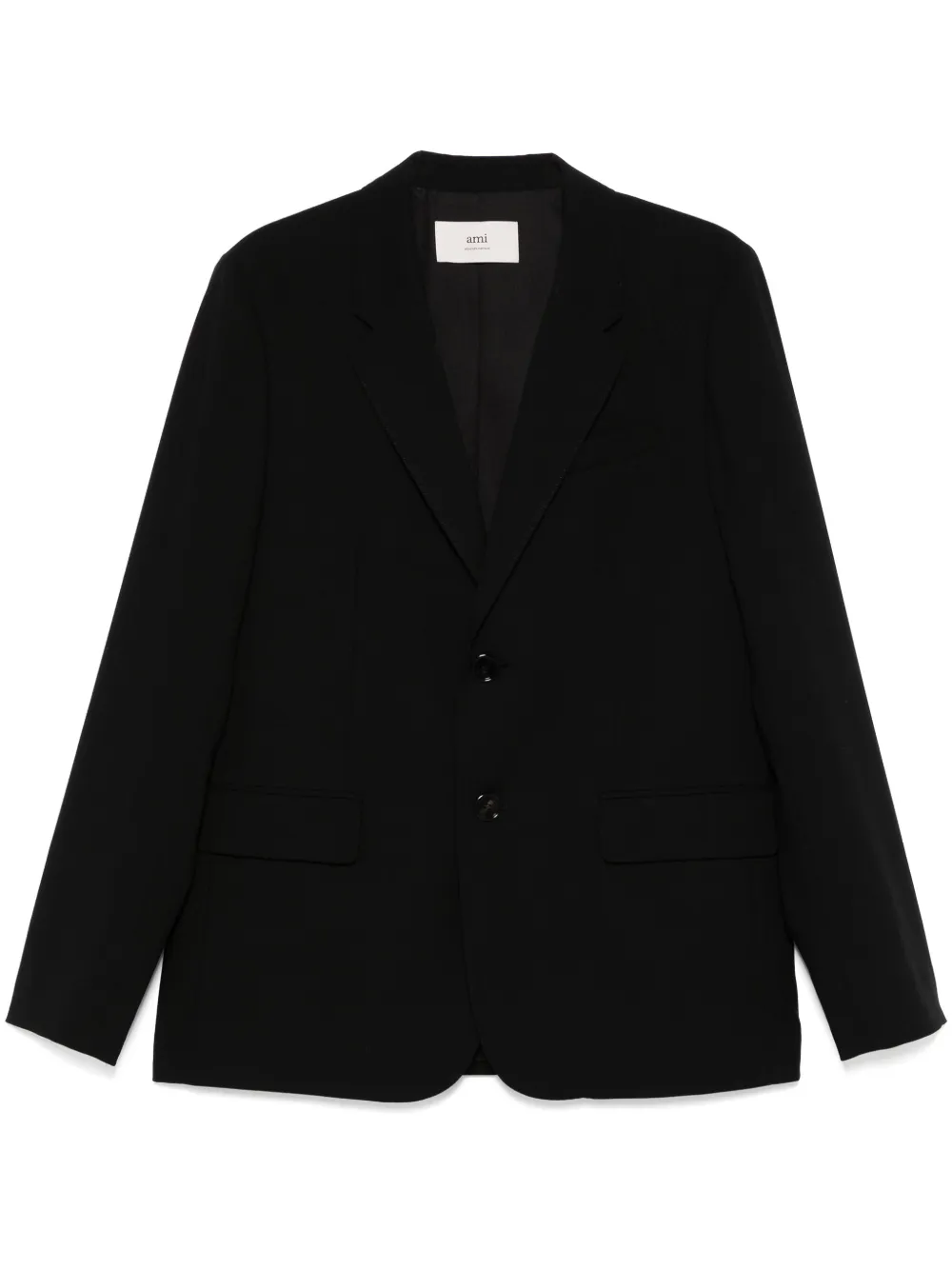 AMI Paris Blazer van scheerwol Zwart