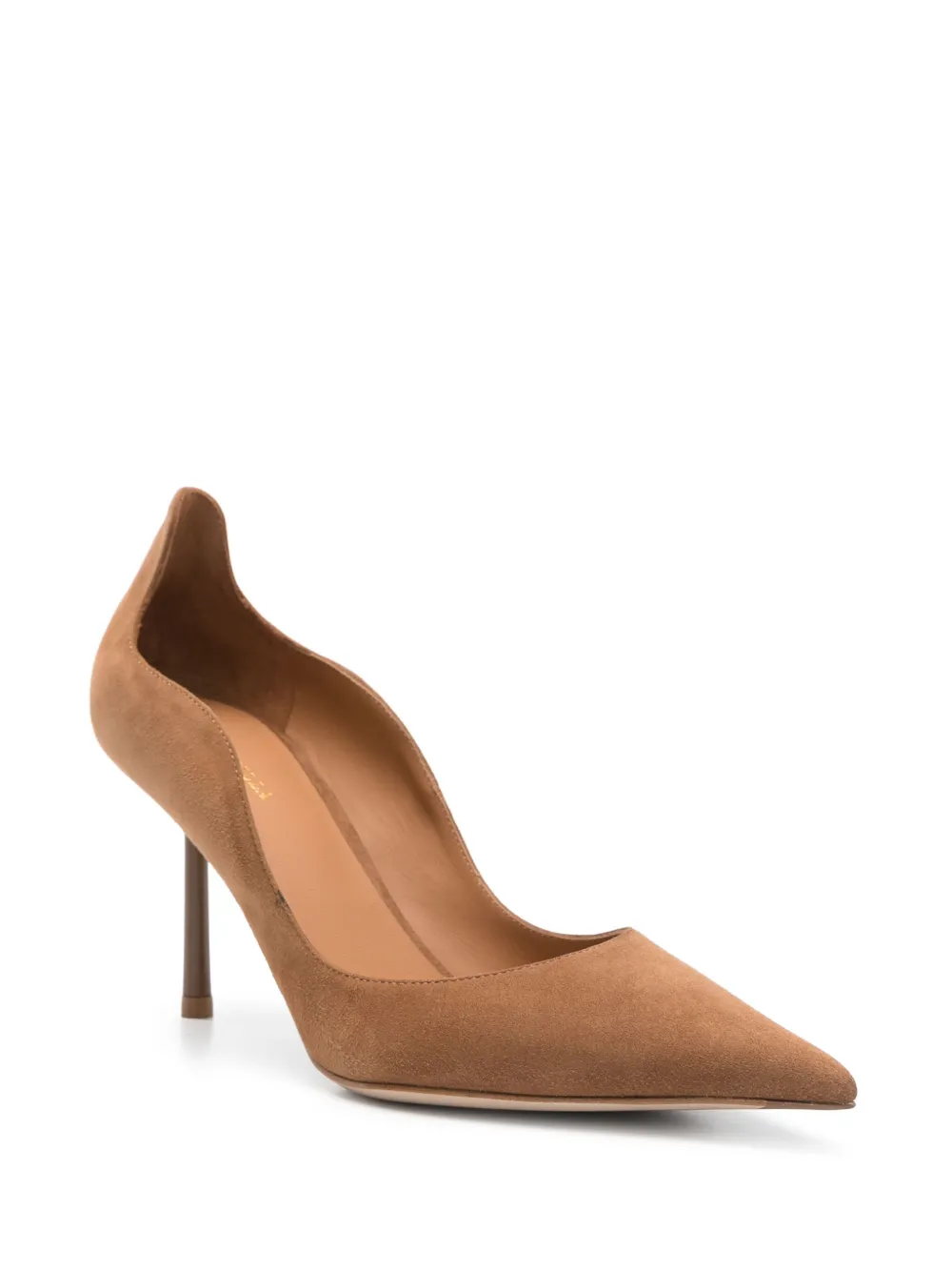 Le Silla Suède pumps - Bruin