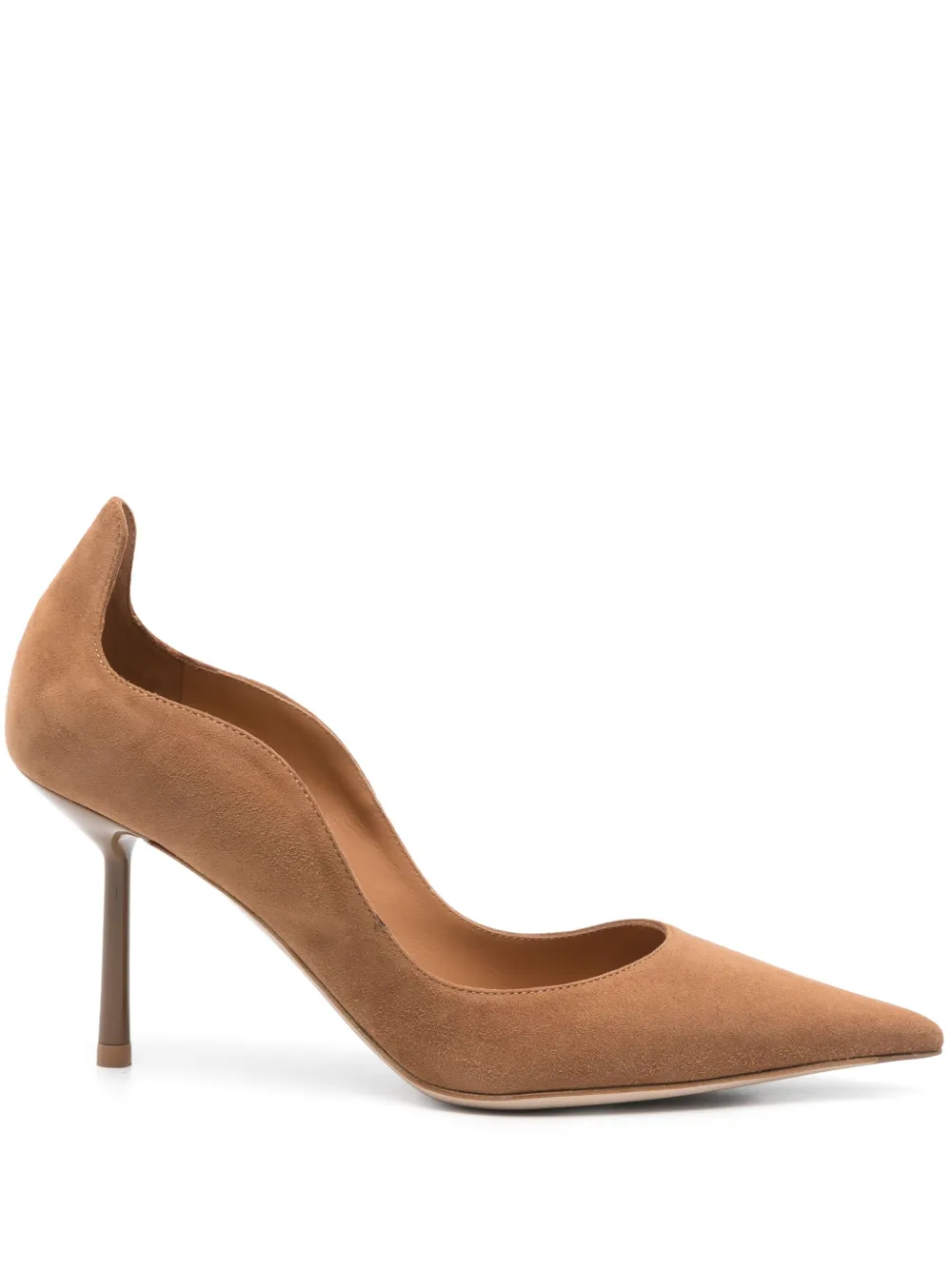 Le Silla 80mm suede pumps Brown