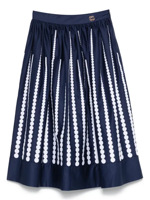 ELIE SAAB JUNIOR Saia midi com bordado