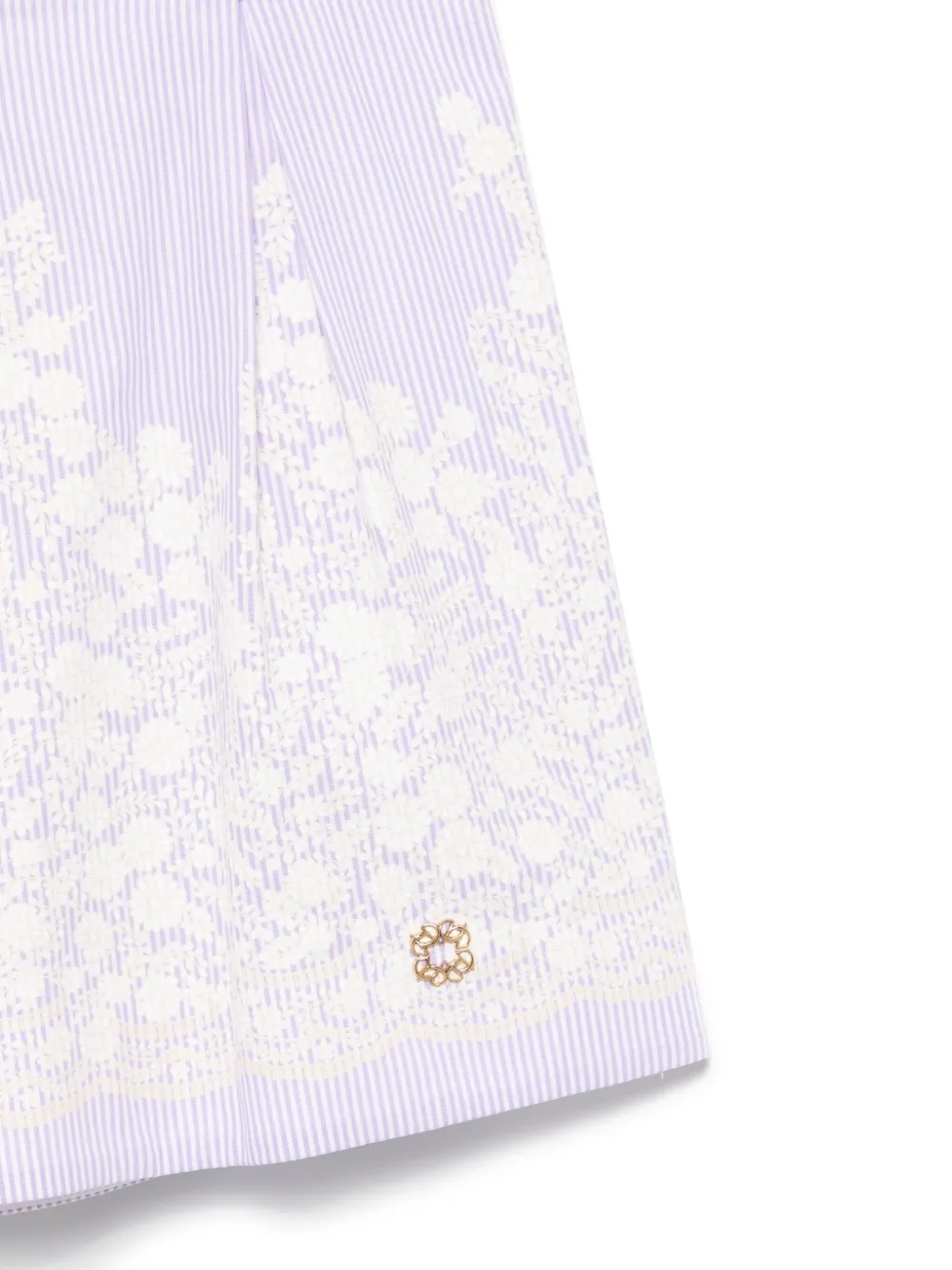 ELIE SAAB JUNIOR Gestreepte shorts Paars