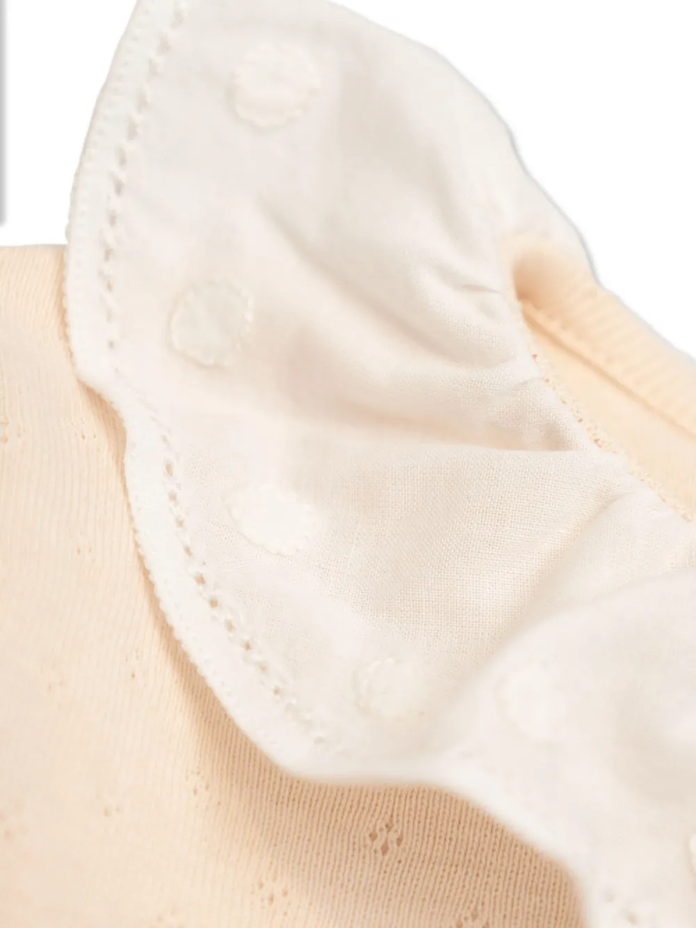 Bonpoint Romper van biologisch katoen Beige