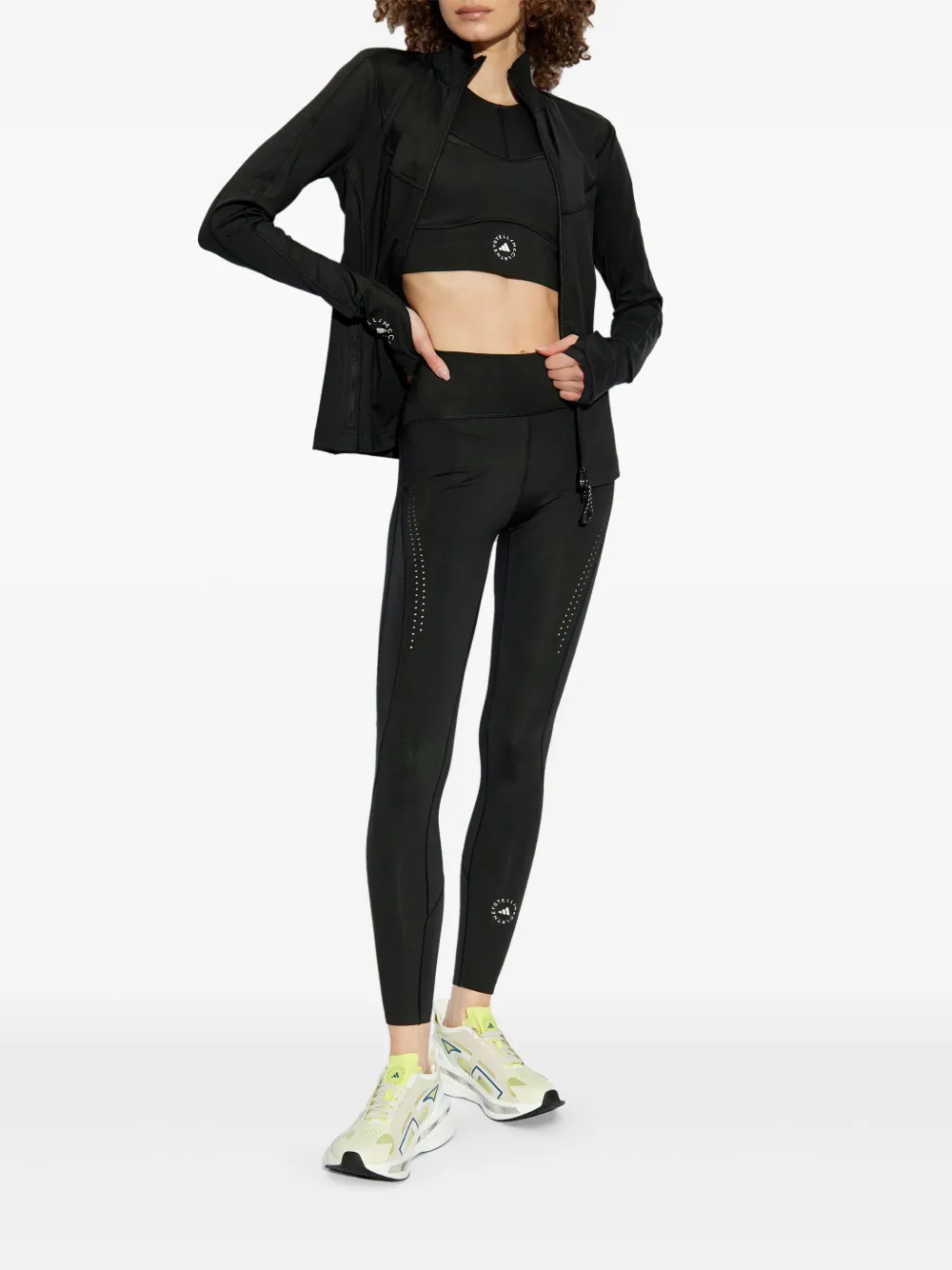 adidas by Stella McCartney TruePurpose performance crop top - Zwart