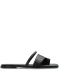 Vic Matie leather slides - Black