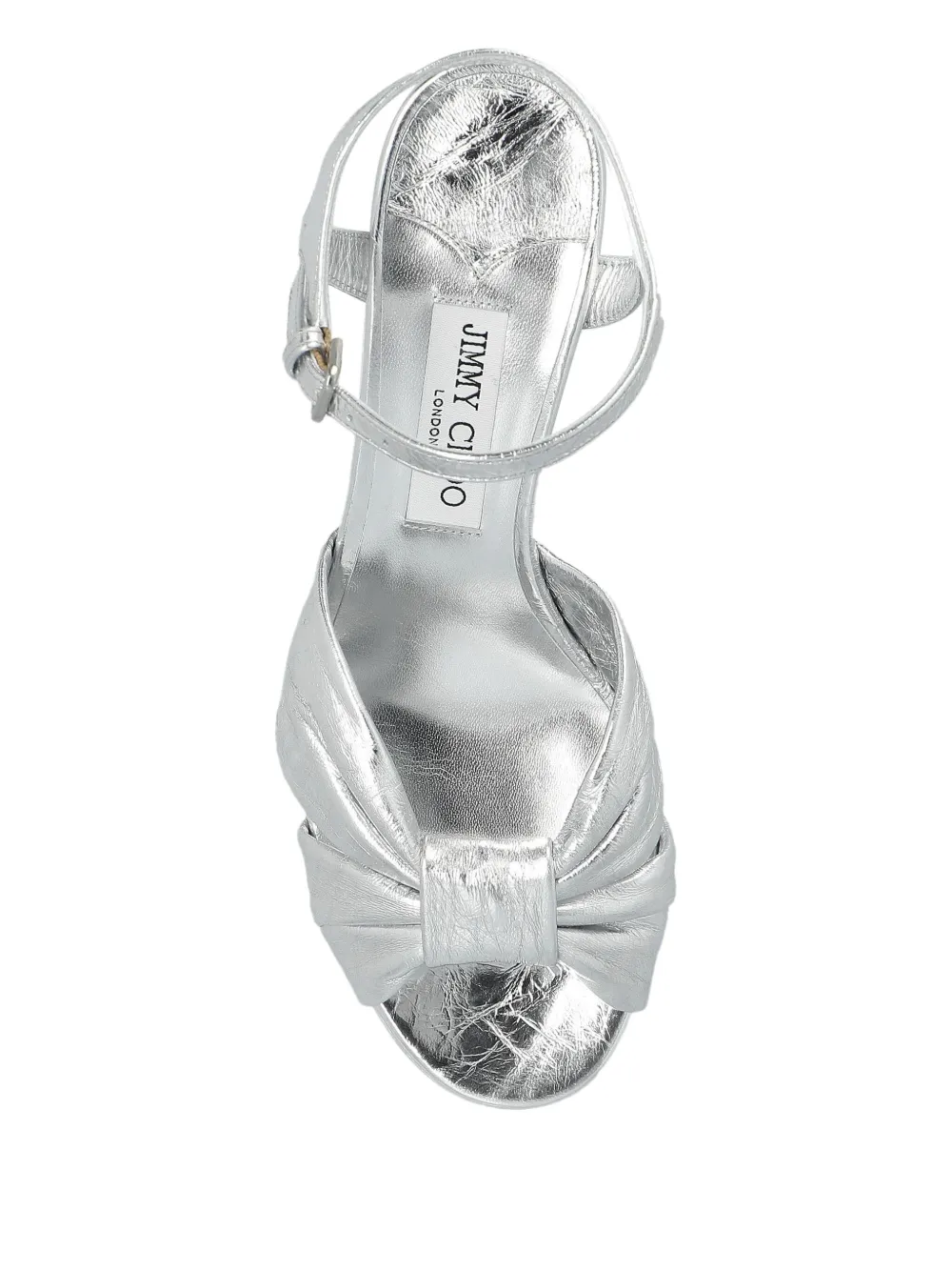 Jimmy Choo 80 mm Heloise sandalen Zilver