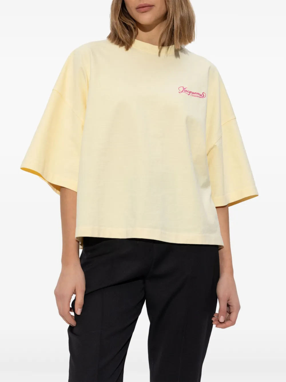 Jacquemus Corto T-shirt Beige