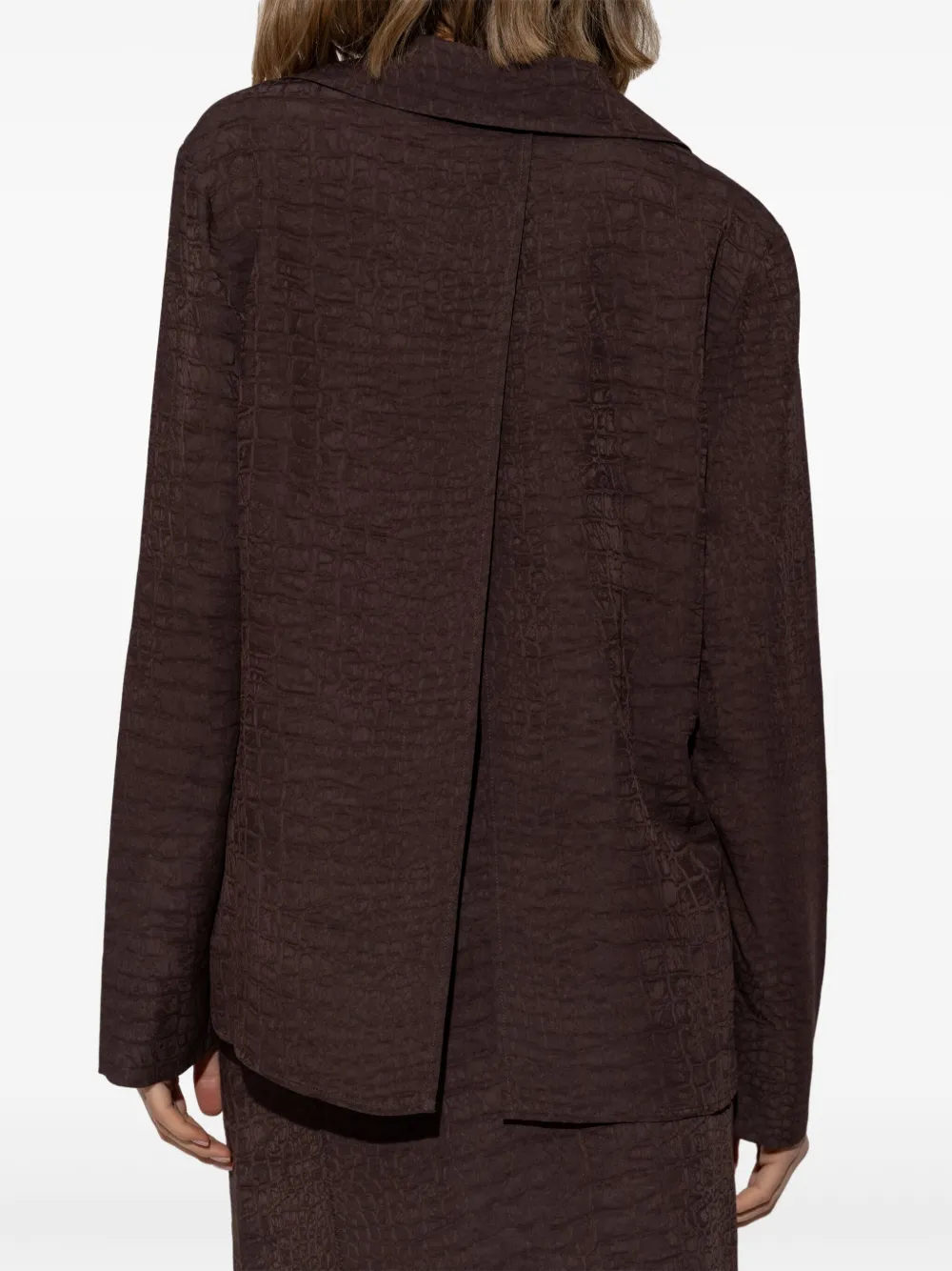 Jacquemus Blouse met logo Bruin